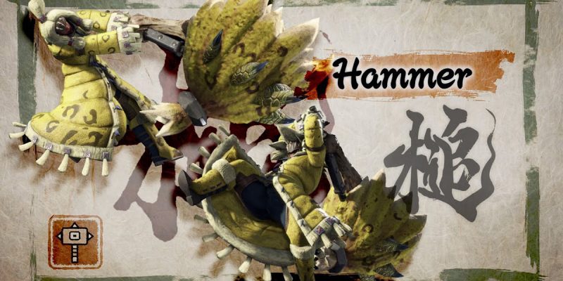 cara-menggunakan-hammer-monster-hunter-rise-featured