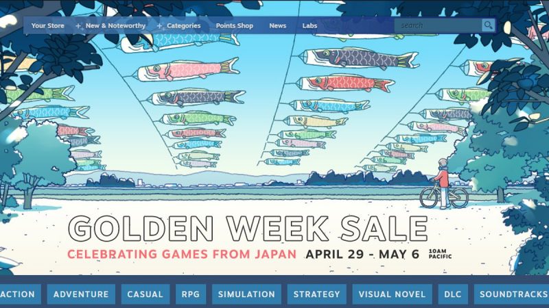 game steam golden week sale 2021